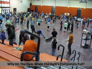 Why Hit The Gym When The Gym's Completely Full?
 