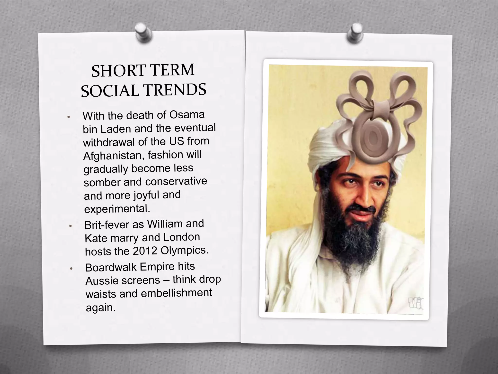 Karen has dressed Björk, Sienna Miller, Jennifer Lopez, Claire Danes, Cate Blanchettand Liv Tyler.MARKET ANALYSISIdentify and document long-term and short-term social and economic trends that are relevant to your target market, and explain how they influence apparel purchasing behaviour.