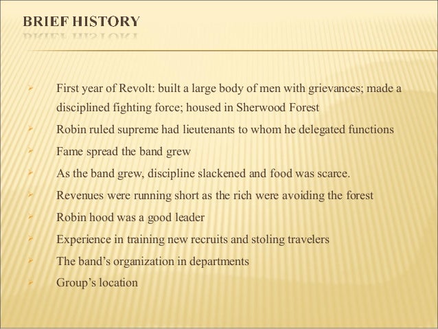 robin hood case