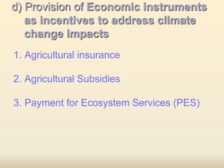 Impacts of climate change on livestock sector and Kenya’s preparedness on the challenges 