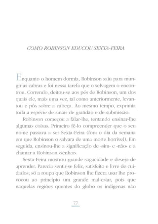 Robinson crusoé   livro