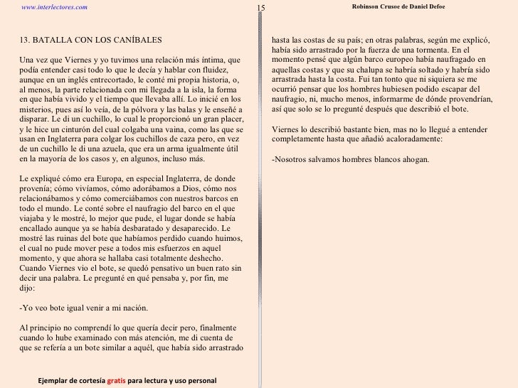 a report on daniel defoes robinson crusoe Daniel defoe (/ d ɪ ˈ f oʊ / 13 his first reports included vivid descriptions of violent demonstrations against the robinson crusoe defoe's novel. a report on daniel defoes robinson crusoe Daniel defoe (/ d ɪ ˈ f oʊ / 13 his first reports included vivid descriptions of violent demonstrations against the robinson crusoe defoe's novel.