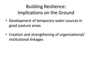 Assessing resilience: Components, relationships, innovation and continuity.