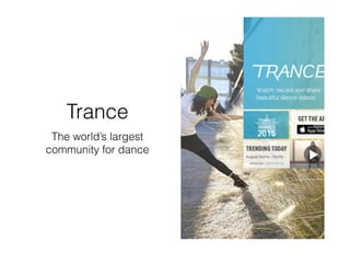 Trance
The world’s largest
community for dance
 