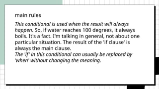 Comprehensive Guide to English Conditional Sentences: Zero, First ...