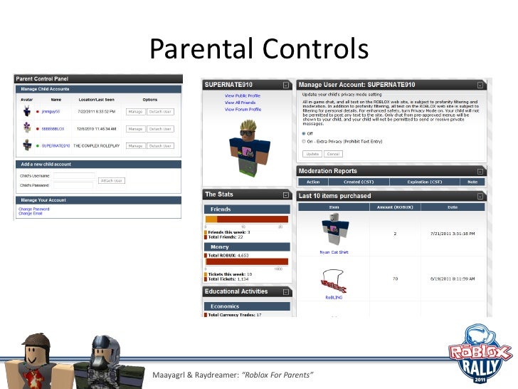 Roblox For Parents - parental controls on roblox
