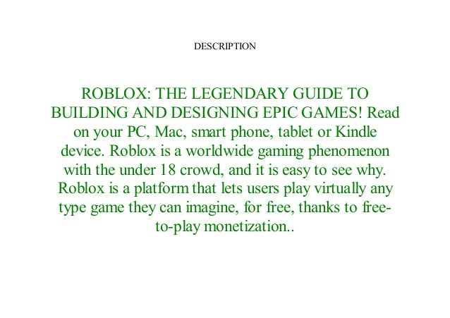 Books Roblox The Legendary Guide To Building And Designing Epic Game - roblox the legendary guide to building and designing epic games