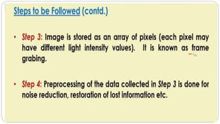 ROBOTICS – SENSORS AND MACHINE VISION