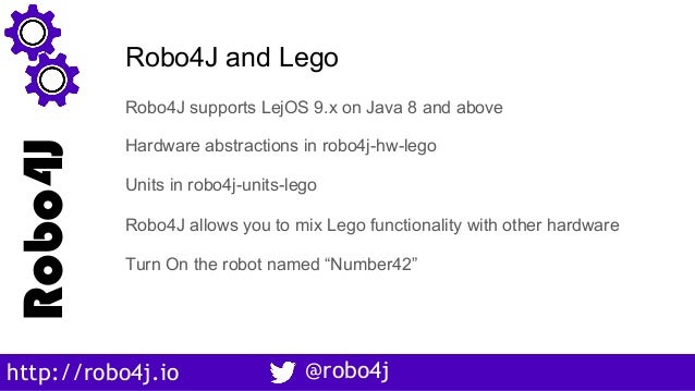 Robotics on Java Simplified