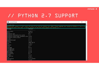 // PYTHON 2.7 SUPPORT
 