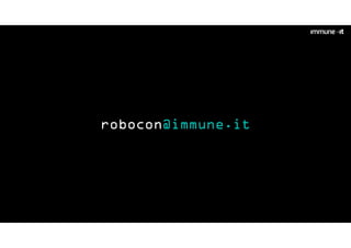 robocon@immune.it
 