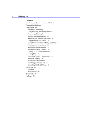 Robocopy | PDF