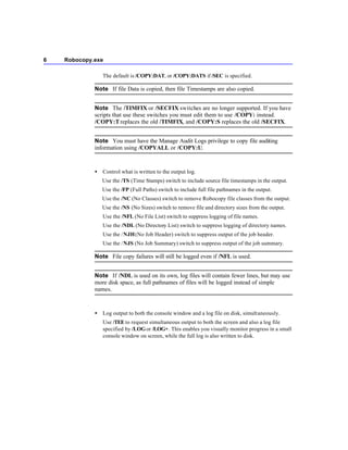 Robocopy | PDF