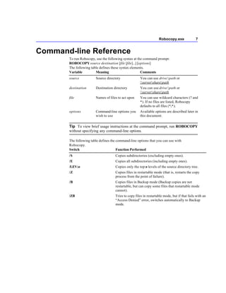 Robocopy | PDF