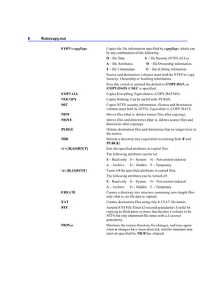 Robocopy | PDF