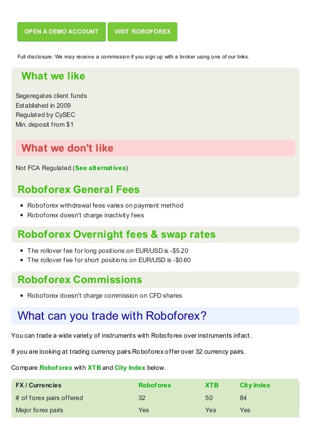 Roboforex Broker Review - 