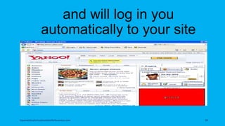 and will log in you
automatically to your site
topanalyticalvirtualassistantforbusiness.com 59
 