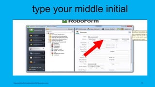 type your middle initial
topanalyticalvirtualassistantforbusiness.com 71
 