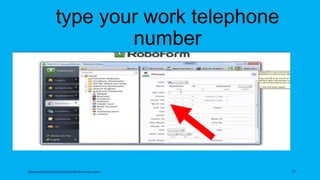 type your work telephone
number
topanalyticalvirtualassistantforbusiness.com 77
 