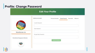 Profile: Change Password
 