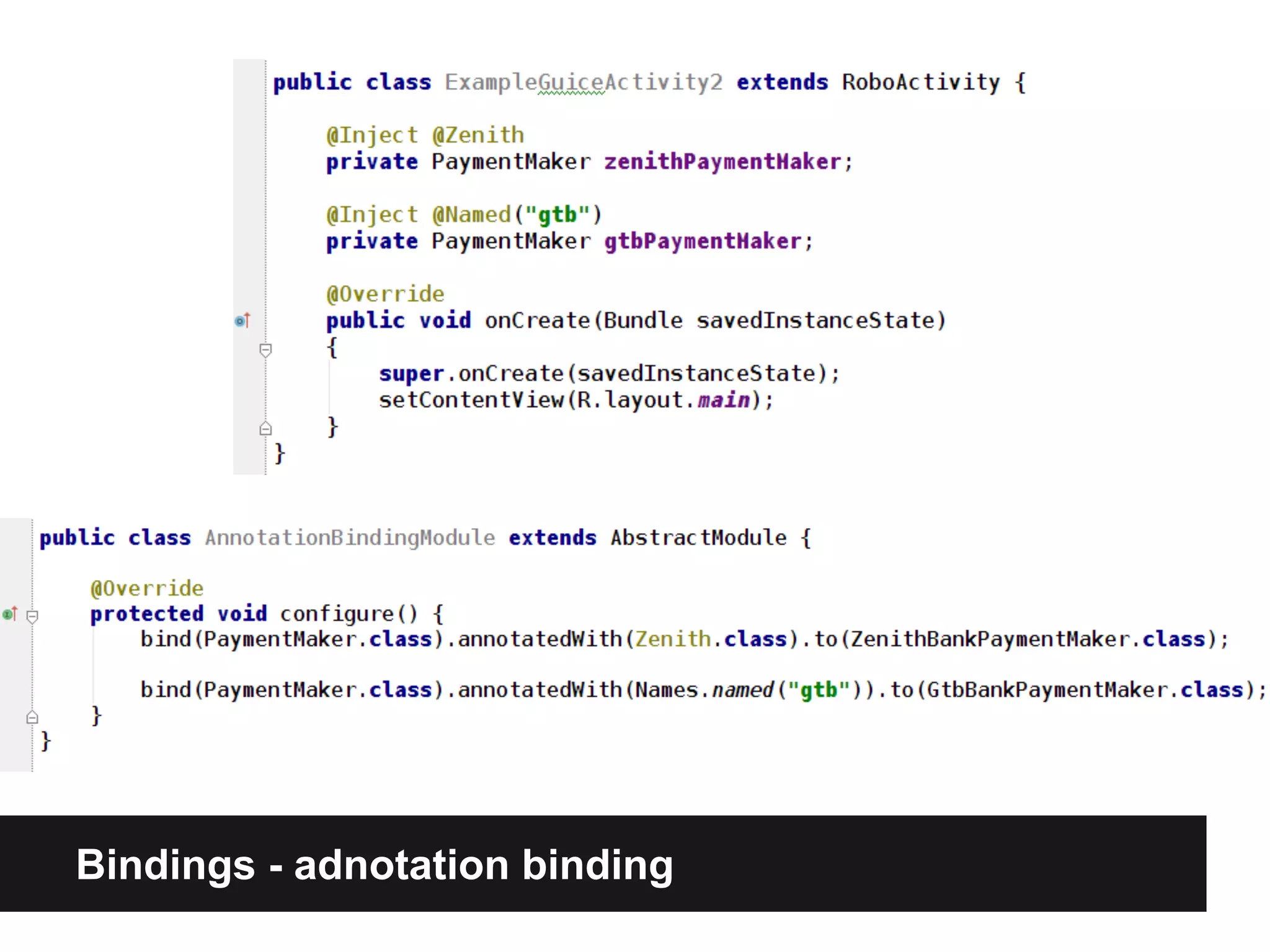Bindings - adnotation binding
 