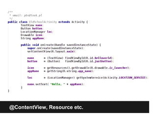 @ContentView, Resource etc.
 