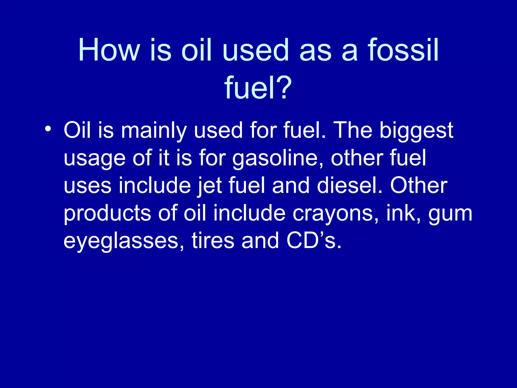 Fossil fuels ppt