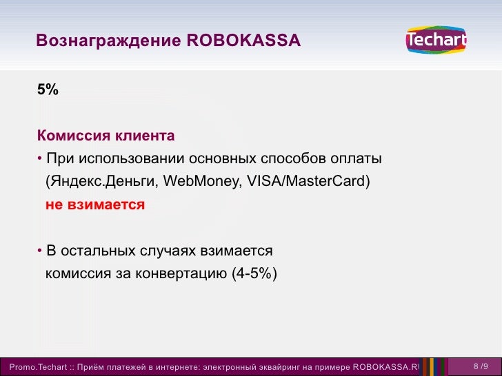 Электронный эквайринг на примере ROBOKASSA.RU