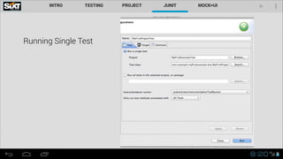 Running Single Test

 