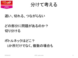 ֤ƿ
WФ롢Ĥʤʤ
ɤβ֤ˆ}Τ
Ф֤
ܥȥͥåϤɤ
1Ǥʤ}ΈϤ
2020/6/18 2020 yukio kubo 8
 