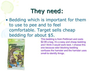 hamster bedding target