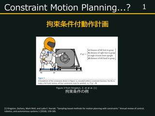 Constraint Motion Planning について | PPT