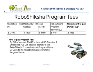 RoboShiksha PPT | PDF