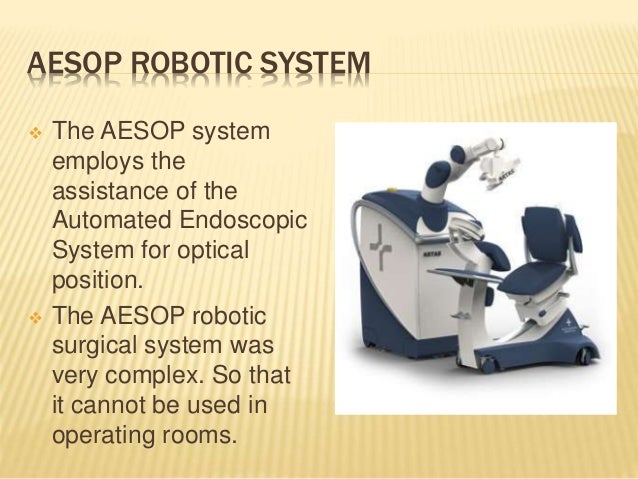 aesop robotic surgical system
