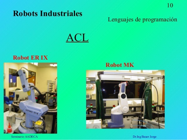 Lenguajes de programación en robótica