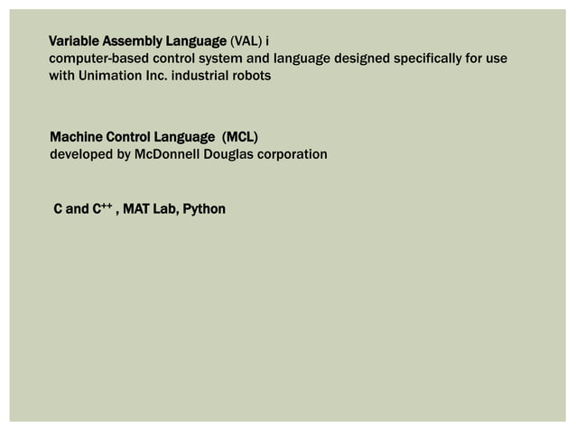 Robot programming , accuracy ,repeatability and application | PPTX