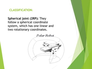 Robot classification working and spesific uitilities of robot | PPTX