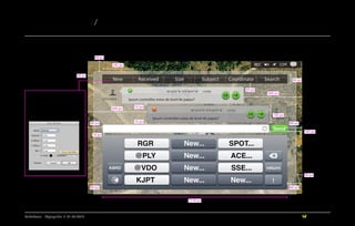 REC COM 21
NewNew ReceivedReceived SizeSize SubjectSubject CoordinateCoordinate SearchSearch
Ipsum controlles estas de level de papas?
40˚26'47"N 079˚58'47"W (14:45)40˚26'47"N 079˚58'47"W (14:45)
GTS12TK34GTS12TK34
Ipsum controlles estas de level de papas?
40˚26'47"N 079˚58'47"W (14:45)40˚26'47"N 079˚58'47"W (14:45)
GTS12TK34GTS12TK34
SendSend
RGRRGR SPOT...SPOT...
!!
New...New...
@PLY@PLY ACE...ACE...New...New...
@VDO@VDO SSE...SSE...New...New...
New...New... New...New...
returnreturnKBRDKBRD
!!KJPTKJPT
RoboTeam - Styleguide / 21.04.2013 DESIGN BY STRATIGO
Myriad Pro Regular
31 px
255 , 255 , 255
Effect: Drop Shadow
PPM keyboard /
25 px
187 px
25 px
80 px 80 px
80 px 80 px
60 px
187 px
345 px
345 px
54 px
20 px
10 px
10 px
10 px
1116 px
103 px
 