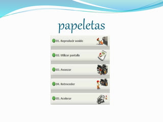 papeletas 
 