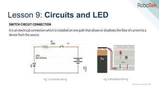 TechFactors Copyright 2020
Lesson 9: Circuits and LED
 
