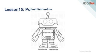 TechFactors Copyright 2020
Lesson15: Potentiometer
 