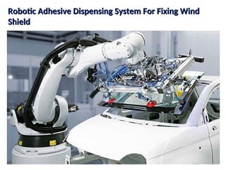 Robotic Adhesive Dispensing System For Fixing Wind
Robotic Adhesive Dispensing System For Fixing Wind
Shield
Shield
 