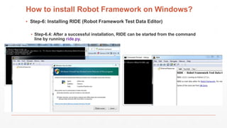 Robot Framework | PPTX