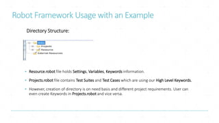 Robot framework | PPTX