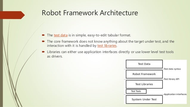 Robot framework