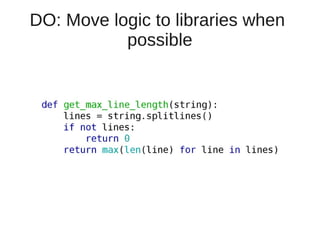 Robot Framework Dos And Don'ts | PPT