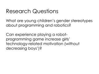 Adriana Moscatelli - Robot Games for Girls | PPT