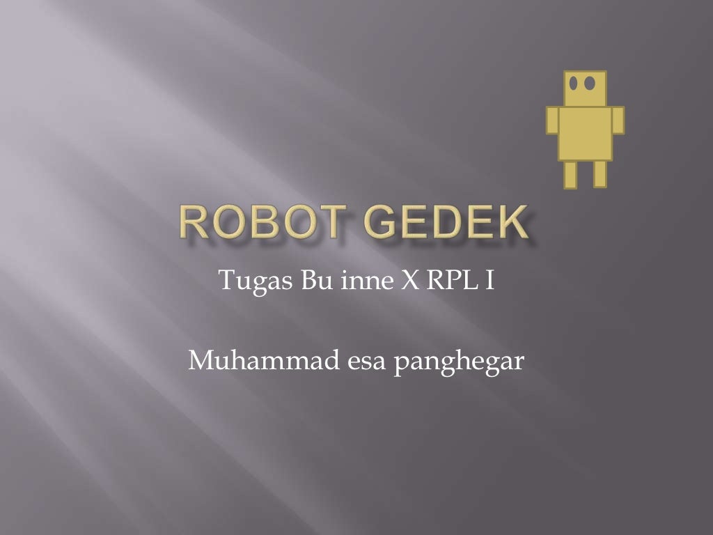Robot gedek