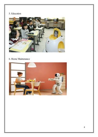 4
5. Education
6. Home Maintenance
 