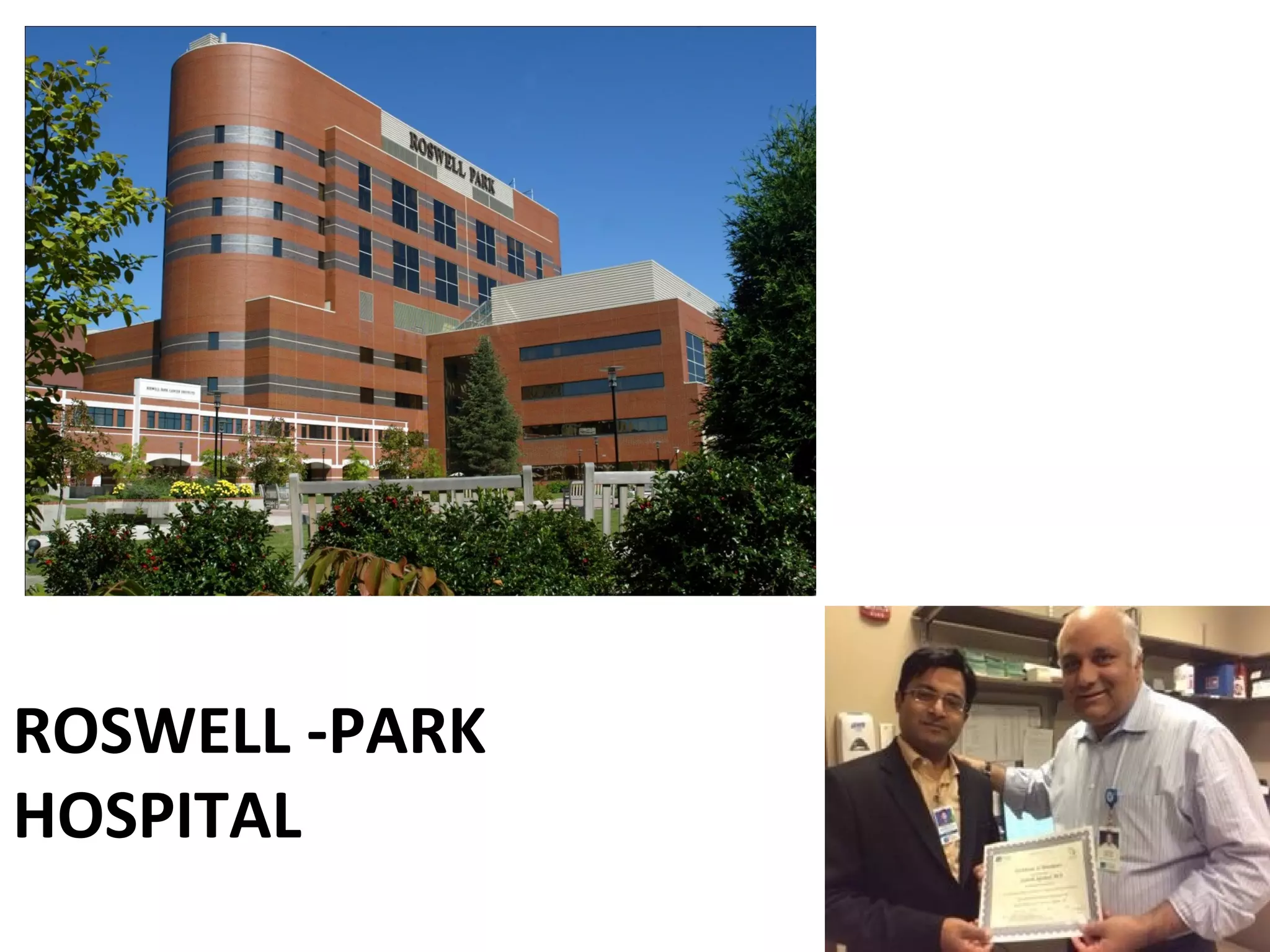 ROSWELL -PARK
HOSPITAL
 